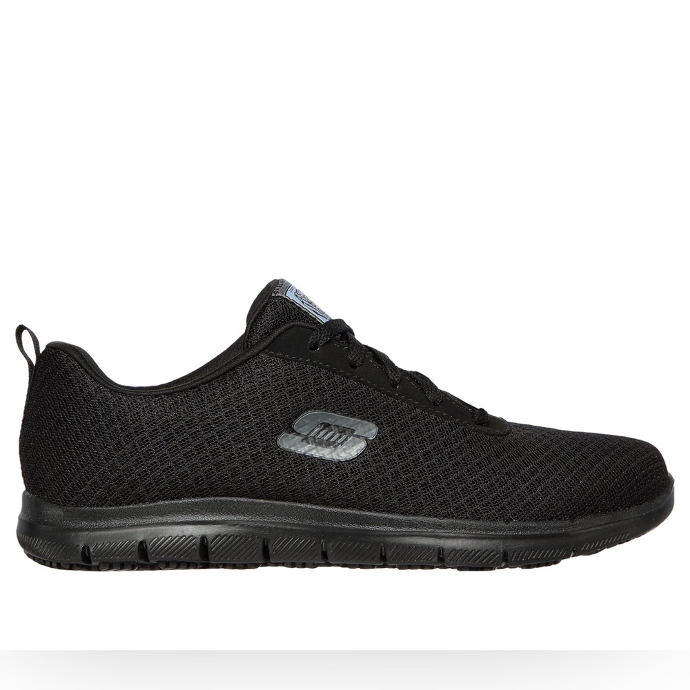 Work Relaxed Sketchers Ghenter SR 772 Black Non Slip Sneaker Womens 9 W Wide 39 - Picture 14 of 14
